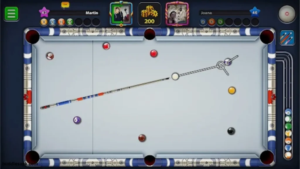 8 ball pool mod features